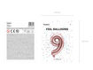 Picture of FOIL BALLOON NUMBER 9 ROSE GOLD 16 INCH